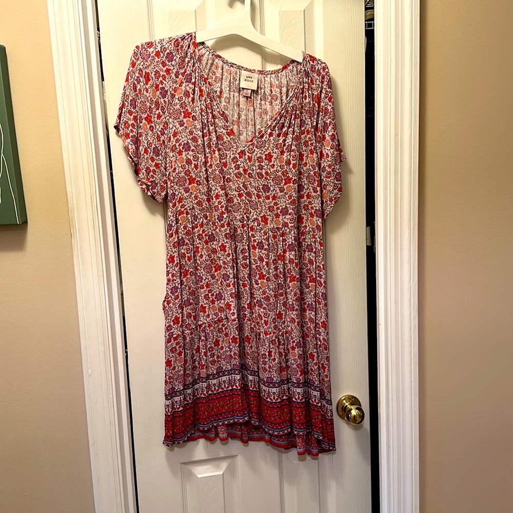 Knox rose size large summer dress with pockets